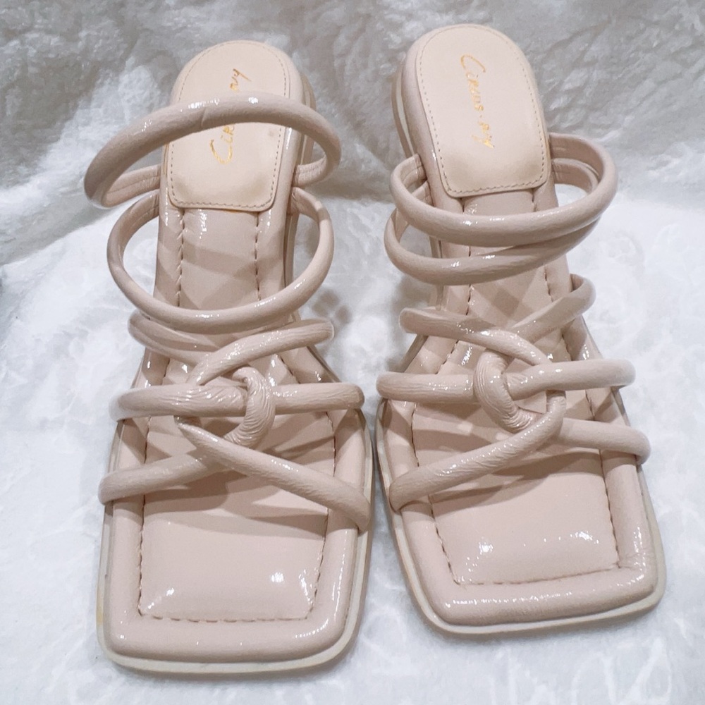 Circus by Sam Edelman Nude Strappy Heels